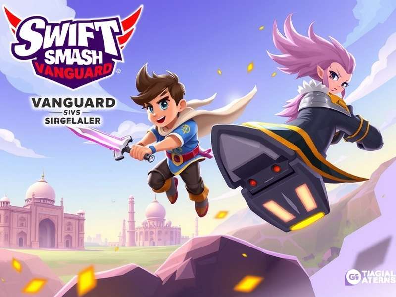 Swift Smash Vanguard Official Cover Art - Desi Characters And Indian Landmarks